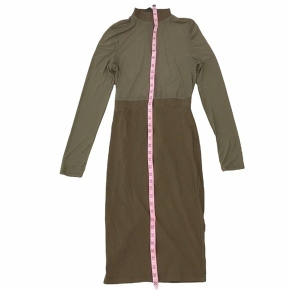 Long Sleeve Sheer Bodycon Dress - Picture 5 of 8